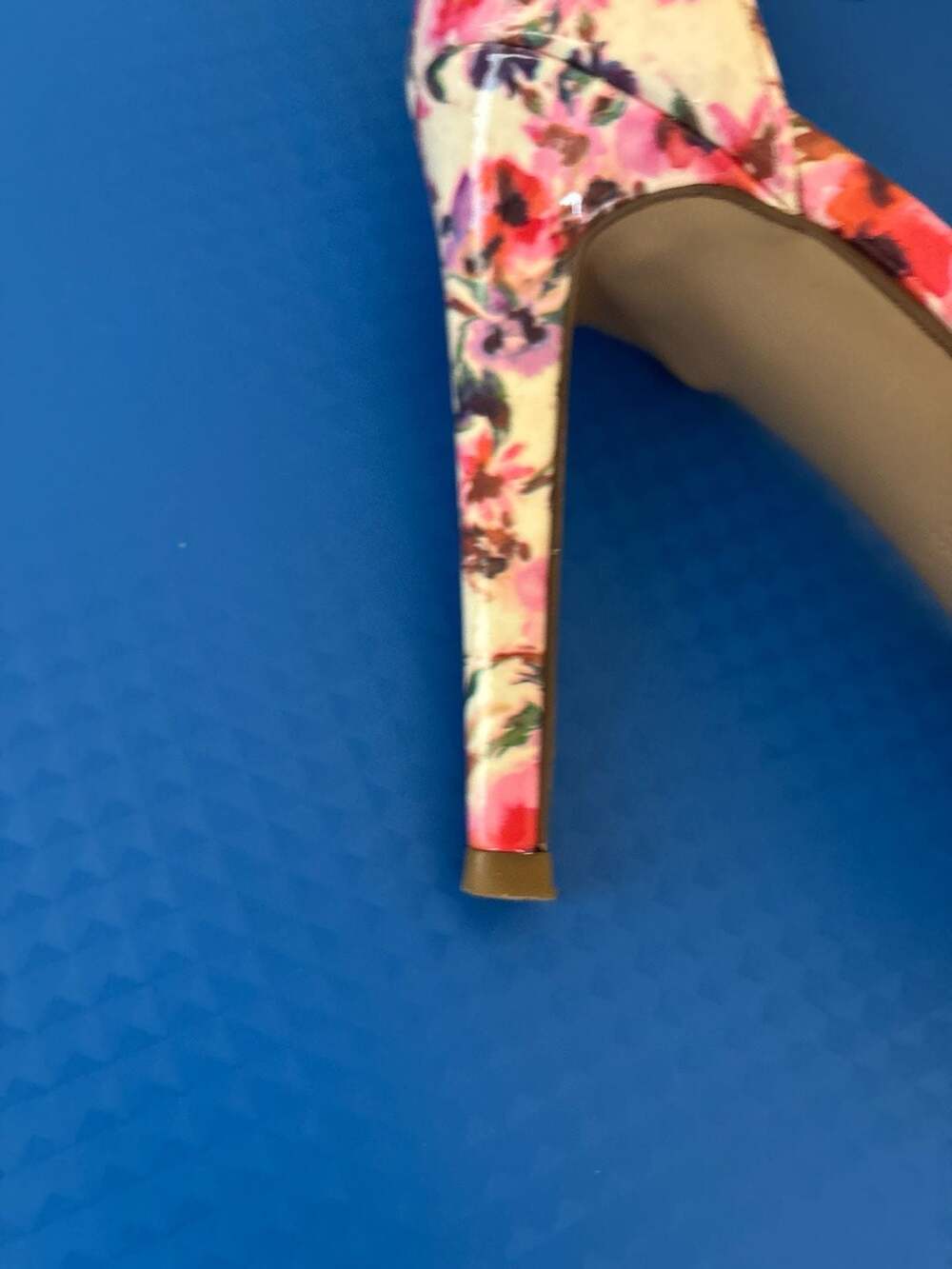 Xappeal Angelina Floral Ankle Strap Heeled Sandals Size 9.5 - Picture 6 of 11